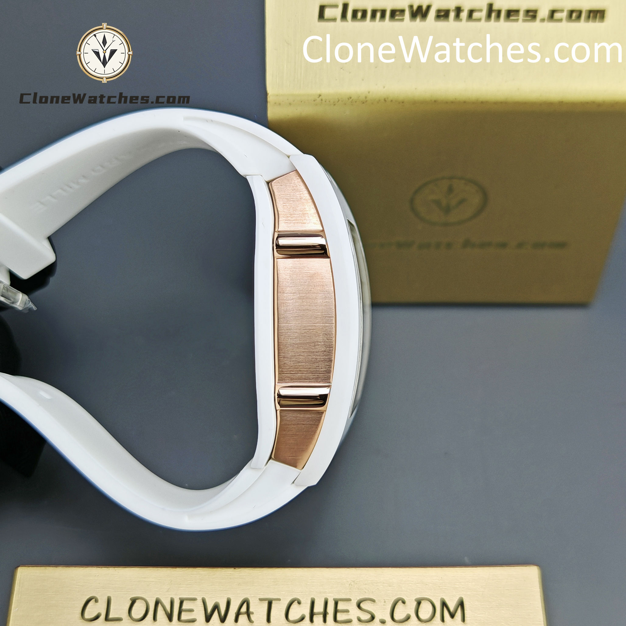 Richard Mille Super Clone Watches 1:1 RM 07 – 01 White Ceramic Marshmallow Dial White Strap