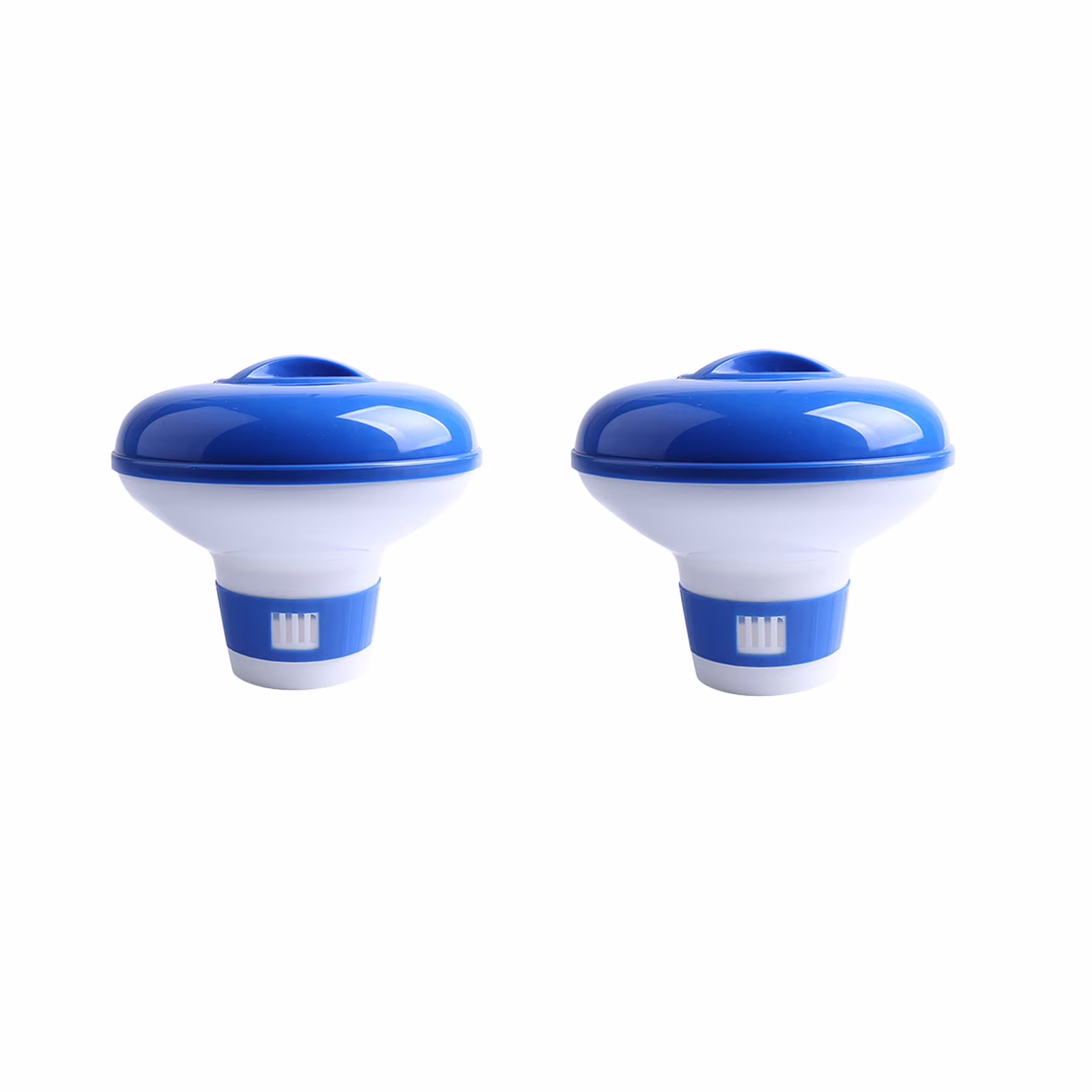 Hvmvliv Pool Tablet Dispenser 2Pc Floating Swimming Pool Dispenser Large Floating Dispenser for Spa, Hot Tubs, In-Ground & Above Ground Small & Large PoolsBlue