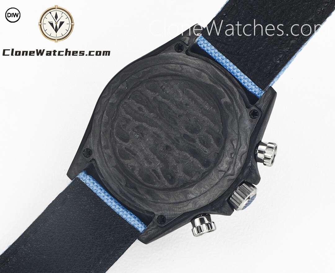 Modified Super Clone Watches 1:1 DiW Rolex Daytona Carbon Fiber RAINBOW BLUE