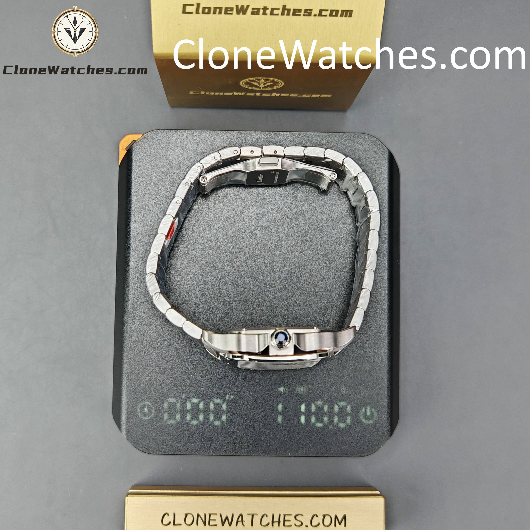 Cartier Super Clone Watches 1:1 Santos Series White Dial 35.1MM WSSA0029