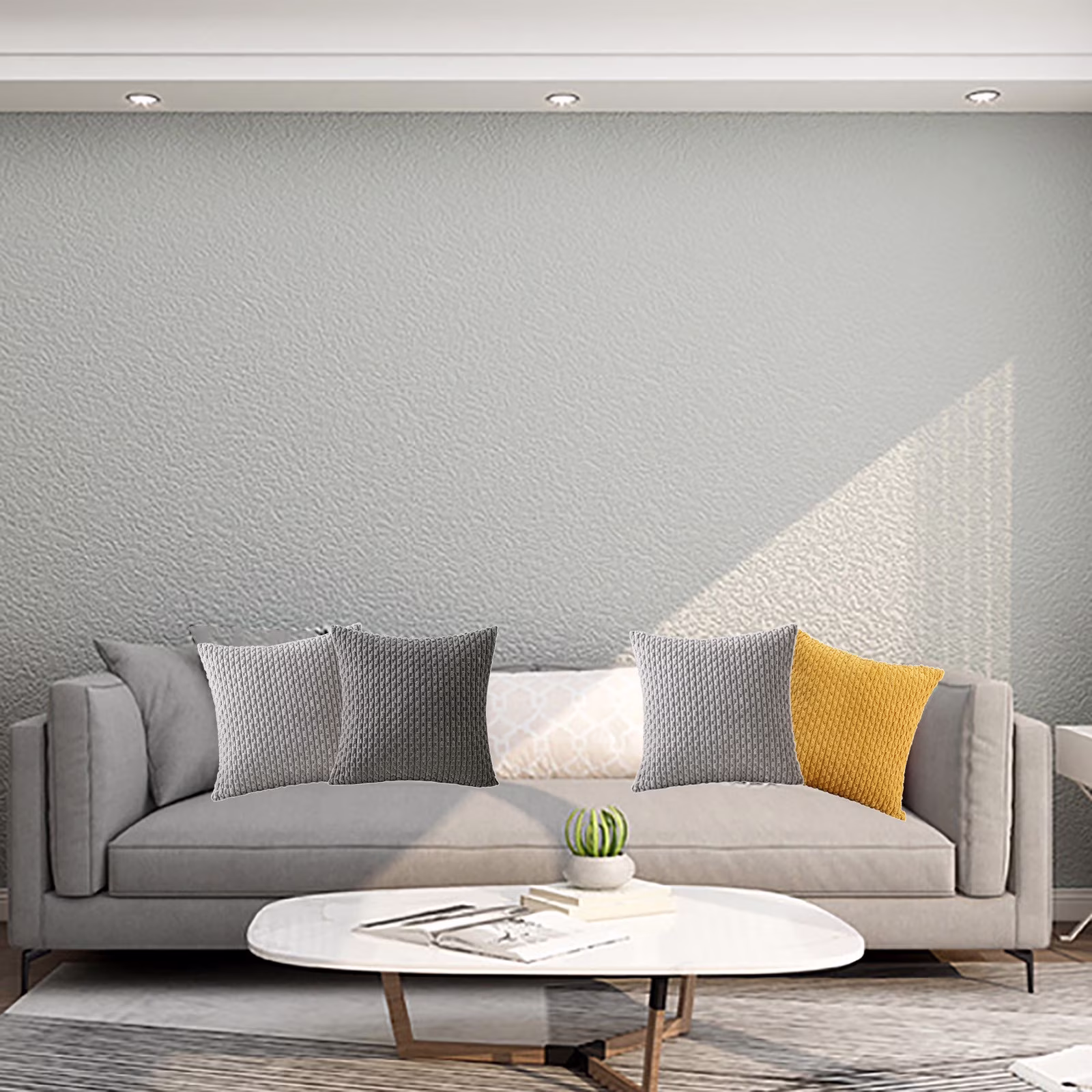 Cagogo Self-Adhesive Wallpaper, Waterproof Thickened Wallpaper Roll, 50x280cm Peel and Stick Wallpaper for Bedroom Living Room, Removable Wall Covering for Home Decor Background Wall