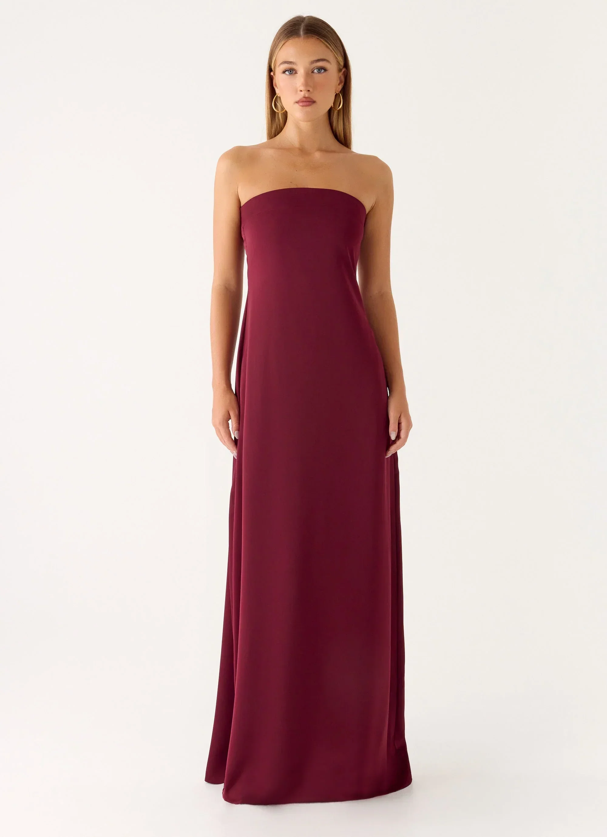 Jiana Maxi Dress - Merlot