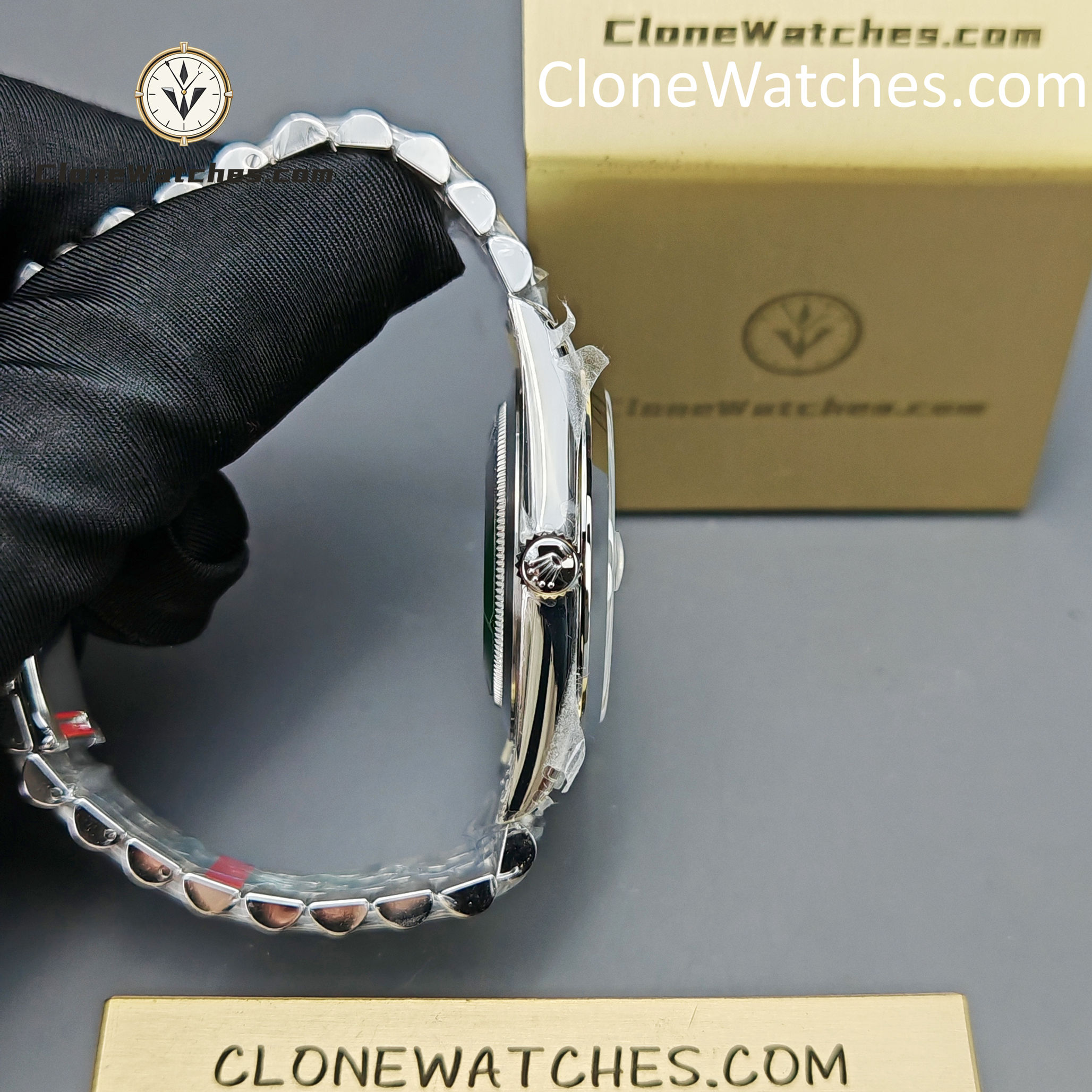 Rolex Super Clone Watches 1:1 DateJust Black Dial m126300-0012 Jubilee 41MM 3235 Movement