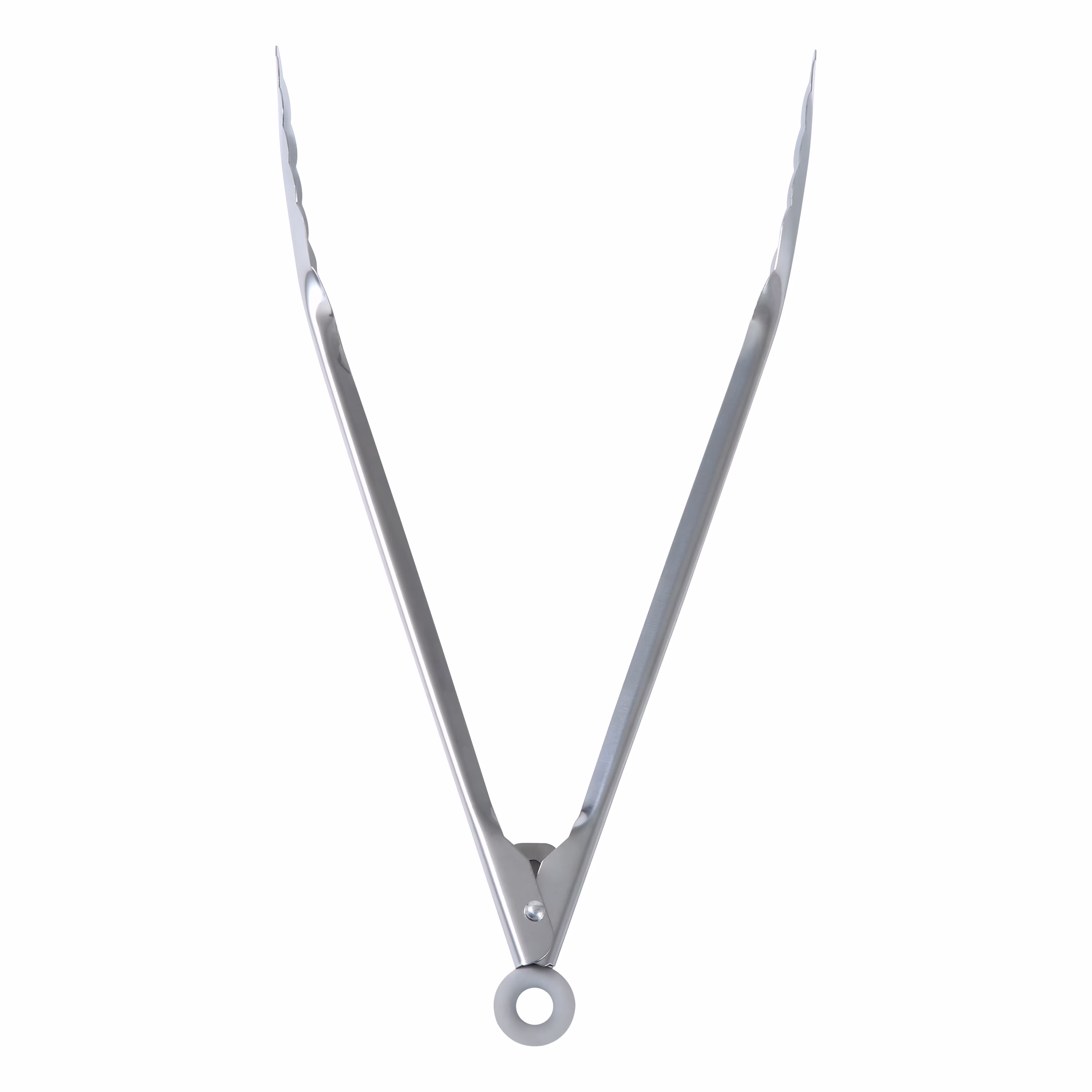 Mainstays 12 Inch Stainless Steel Locking Cooking Tongs with Lock Function - Silver