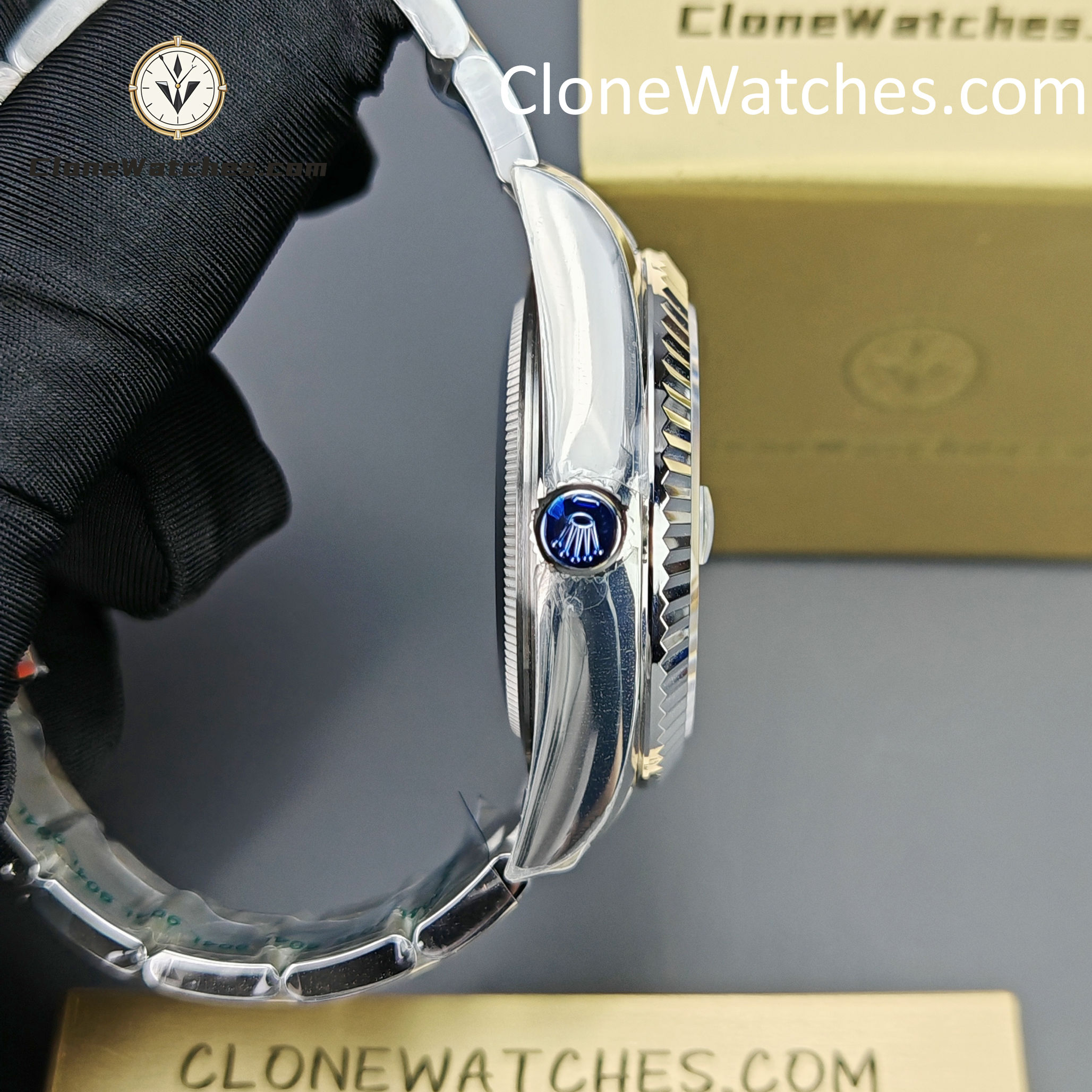Rolex Super Clone Watches 1:1 Sky Dweller Green Dial Oyster M336934 9002 Movement