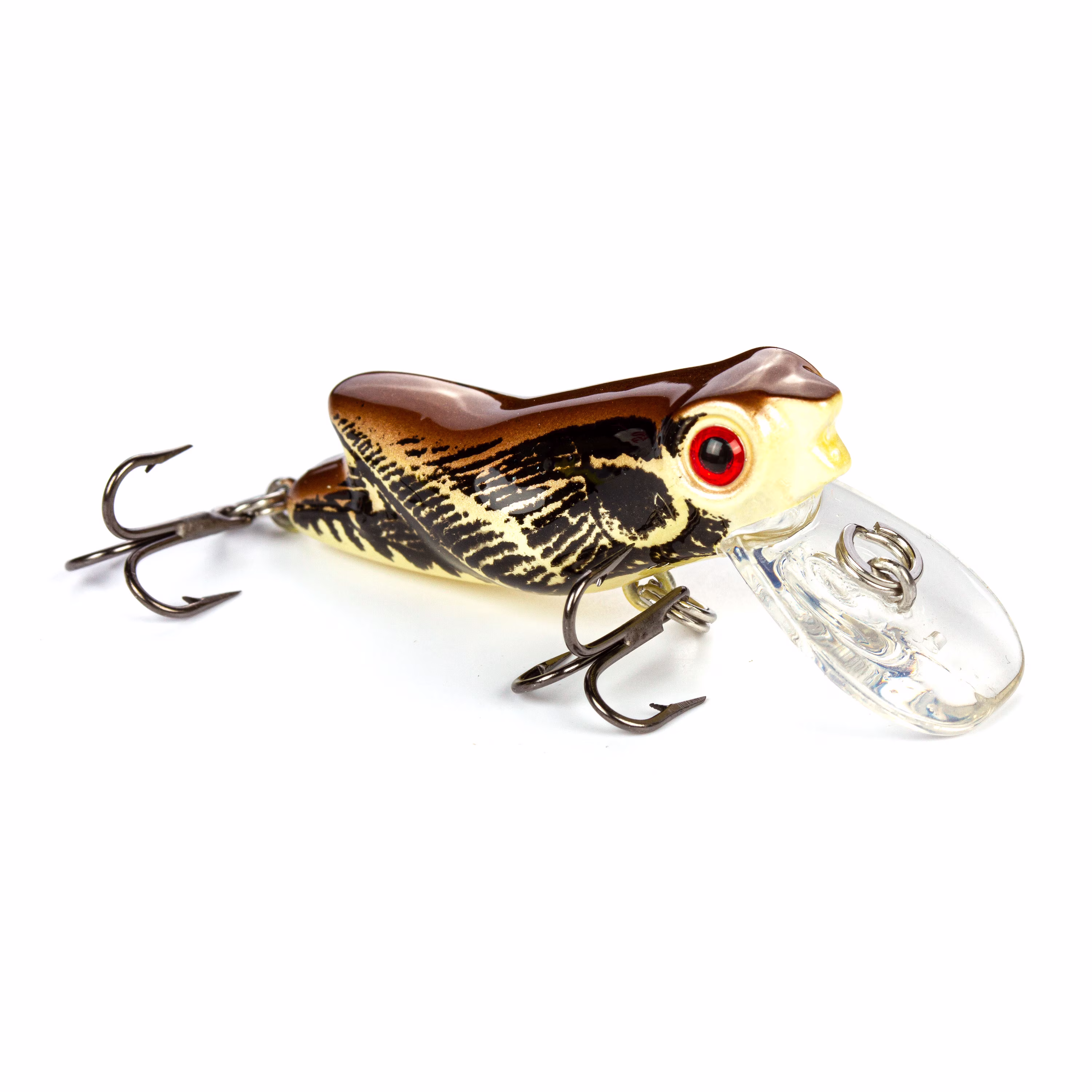 Ozark Trail Mini Hopper Crankbait, Autumn, 1/9 oz, Freshwater Fishing Lure