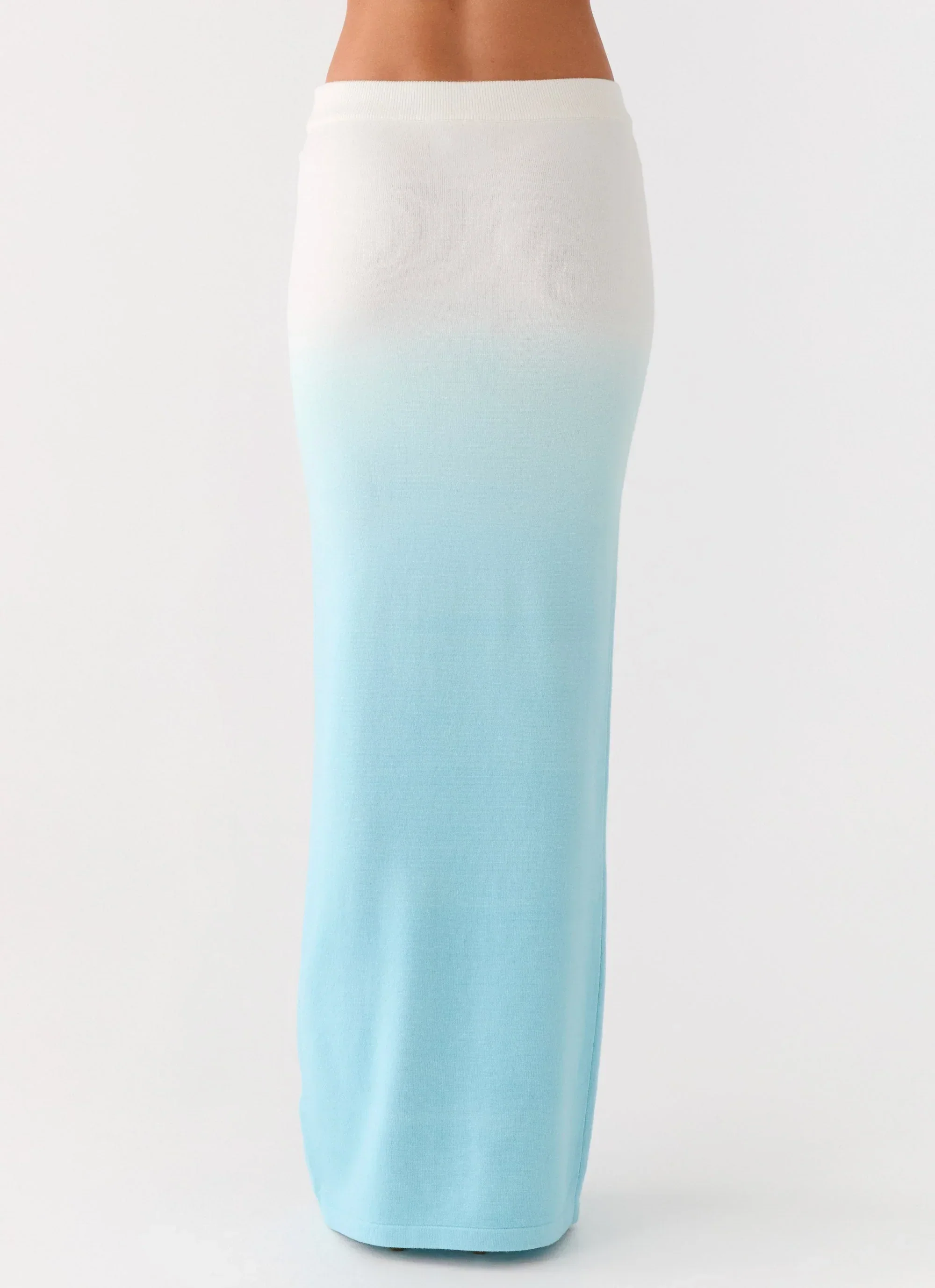 Deep Sea Kiss Maxi Skirt - Blue Ombre