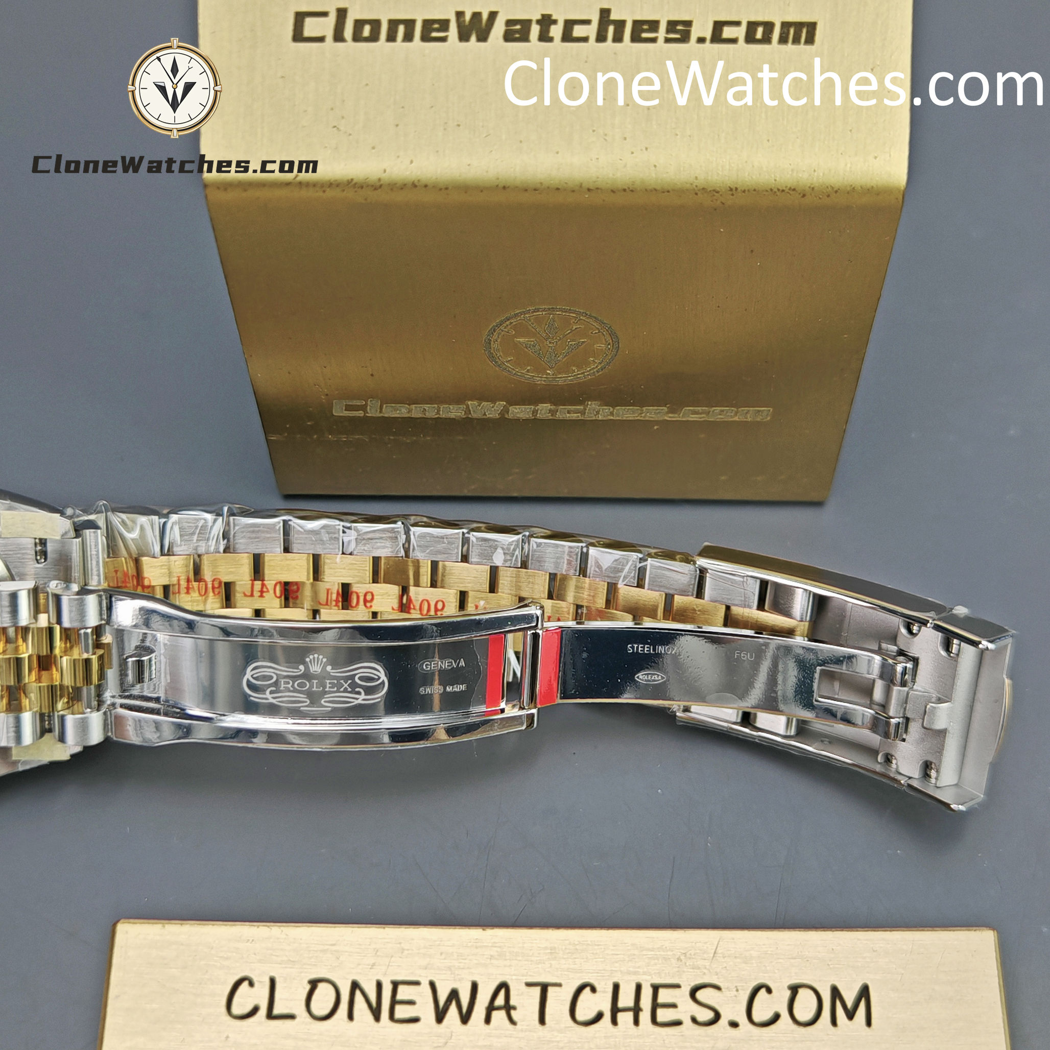 Rolex Super Clone Watches 1:1 DateJust Gold Diamond Dial m126233-0017 Jubilee 36MM 3235 Movement